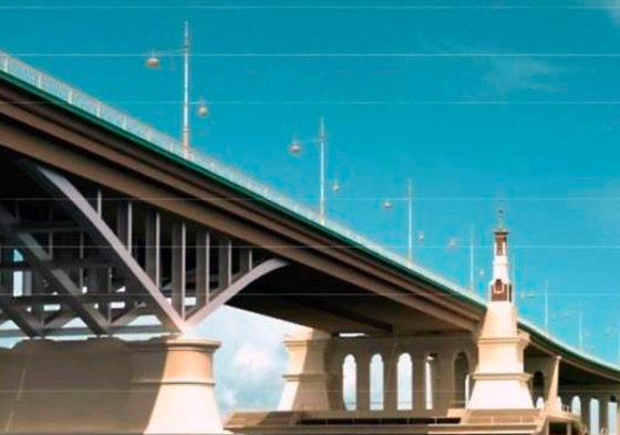 Мост в Дубне