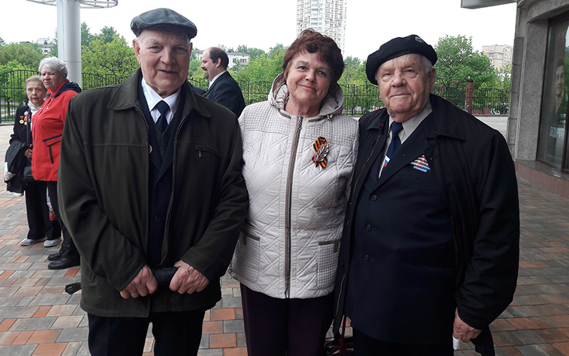 Ветераны на Красной площади